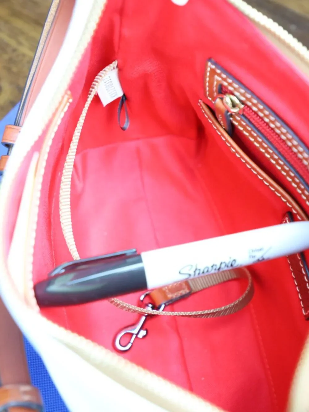 Dooney & Bourke White Pebble Grain Small Kiley Hobo (Practically New)